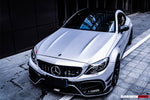  2019-2021 Mercedes Benz W205 C63/S AMG Coupe IMP Style Partial Carbon Fiber Front Bumper - DarwinPRO Aerodynamics 