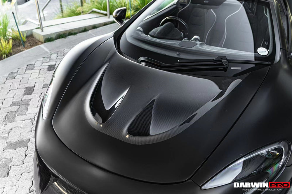 2014-2017 McLaren 650S P1 Style Carbon Fiber Hood - DarwinPRO Aerodynamics