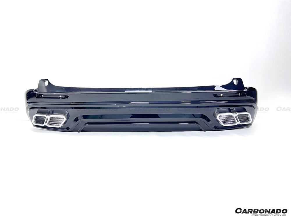 2021 UP Toyota Sienna Thunder Style PP Rear Diffuser with Tips - Carbonado