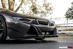  2014-2018 BMW i8 BZK Carbon Fiber Front Canards - DarwinPRO Aerodynamics 