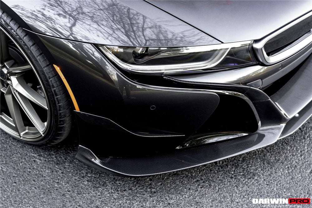 2014-2018 BMW i8 BZK Carbon Fiber Front Lip Splitter - DarwinPRO Aerodynamics