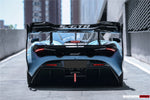  2017-2021 McLaren 720s Se²GTR Style Trunk Wing w/ Side Caps - DarwinPRO Aerodynamics 