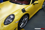  2012-2015 Porsche 911 991.1 Carrera/Targa S/4/4S GT3RS Style Partial Carbon Fiber Fender - DarwinPRO Aerodynamics 