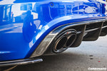  2013-2018 Audi RS6 Avant MN Style Carbon Fiber Rear Cap Splliter - Carbonado 