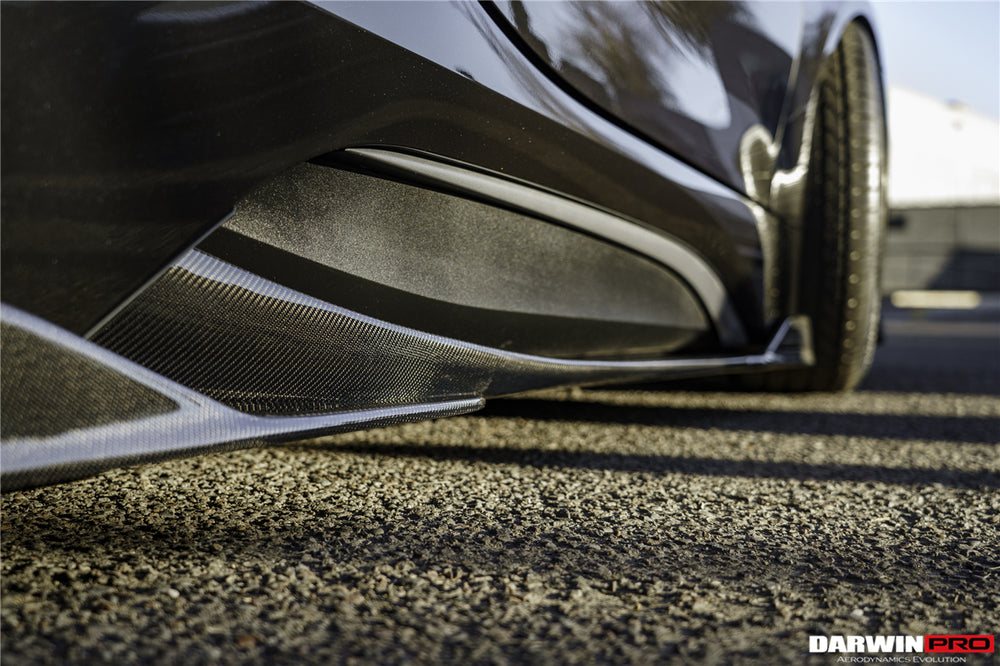 2014-2018 BMW i8 BZK Carbon Fiber Side Skirts - DarwinPRO Aerodynamics