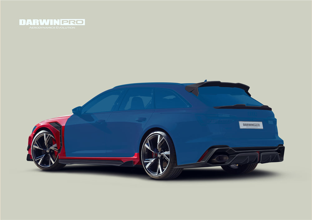 2019-2022 Audi RS6 Avant C8 BKSS Style Rear Diffuser - DarwinPRO Aerodynamics