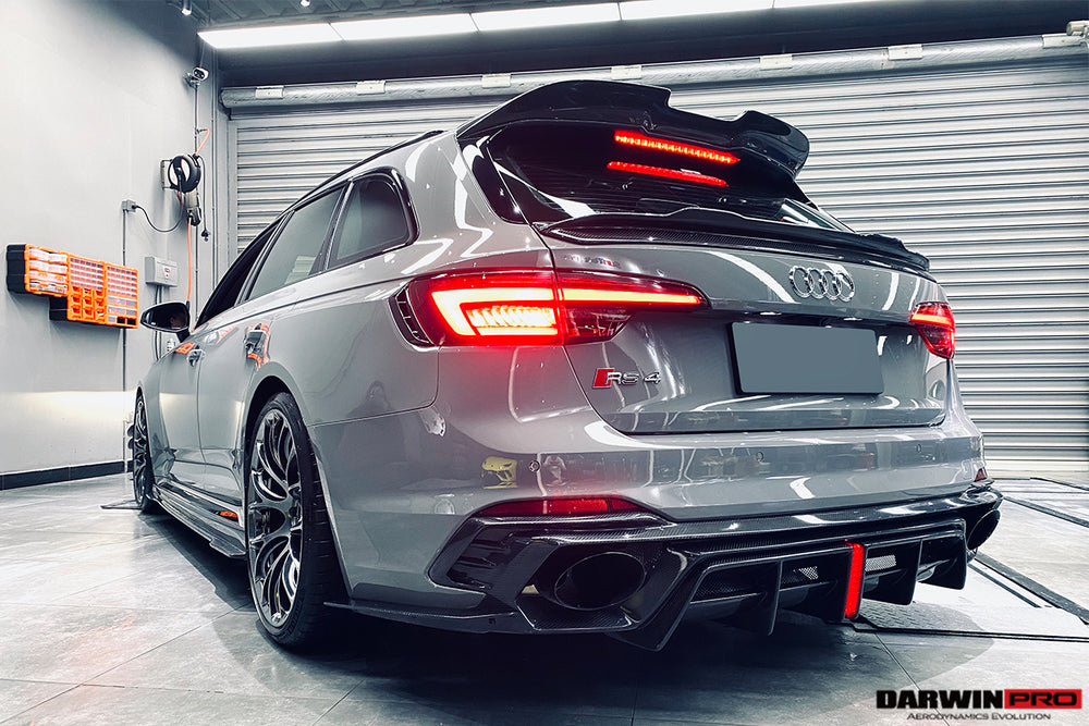 2017-2022 Audi RS4 B9/B9.5 S4 B9 BKSS Style Rear Decklid Spoiler - DarwinPRO Aerodynamics