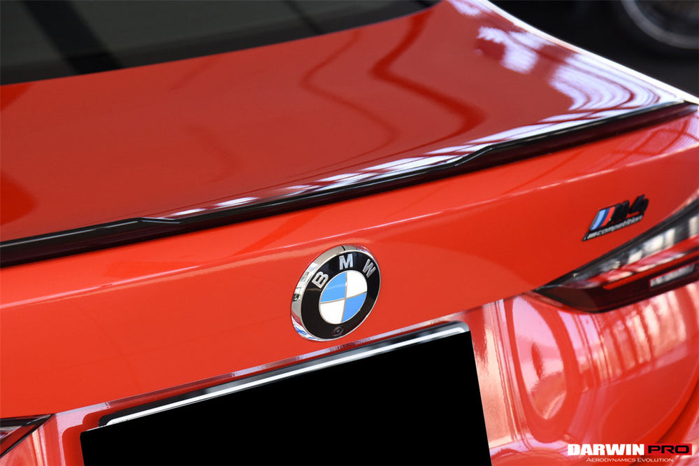 2021-UP BMW M4 G82 OE Style Carbon Fiber Trunk Spoiler - DarwinPRO Aerodynamics