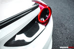  2015-2019 Ferrari 488 GTB/Spyder Dry Carbon Fiber Rear Light Satellite Covers - DarwinPRO Aerodynamics 