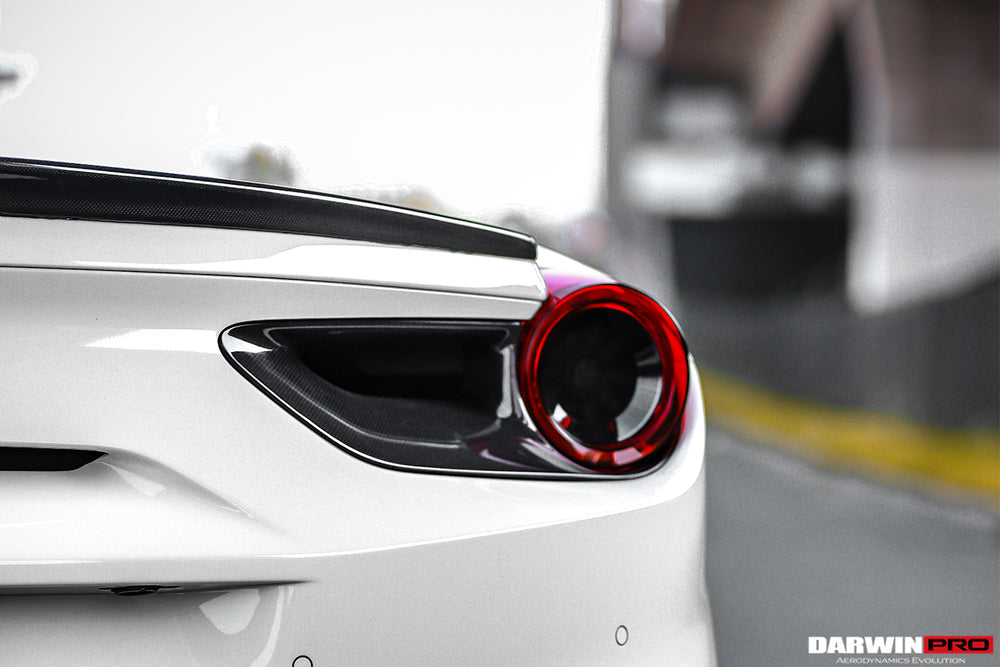 2015-2020 Ferrari 488 GTB BKSS Style Carbon Fiber Trunk Spoiler - DarwinPRO Aerodynamics