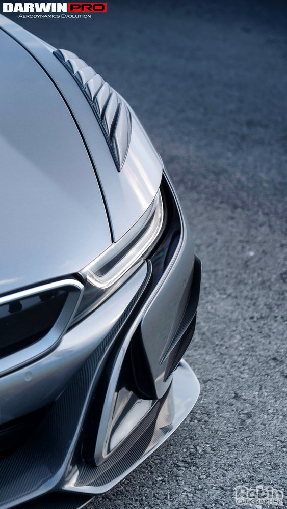 2014-2018 BMW i8 BZK Carbon Fiber Front Fender Vents - DarwinPRO Aerodynamics