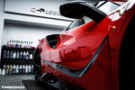  2015-2019 Ferrari 488 GTB/Spyder MSY Style Carbon Fiber Side Air Intake Fins - DarwinPRO Aerodynamics 