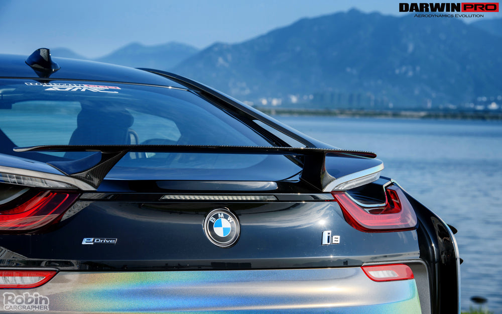 2014-2018 BMW i8 BZK Carbon Fiber Trunk Spoiler - DarwinPRO Aerodynamics