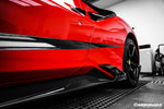  2015-2020 Ferrari 488 GTB/Spyder MSY Style Carbon Fiber Side Air Intake Flaps - Carbonado 