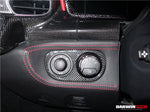  2010-2015 Ferrari 458 Coupe/Spyder/Speciale Dry Carbon Fiber Light Switch Cover - DarwinPRO Aerodynamics 