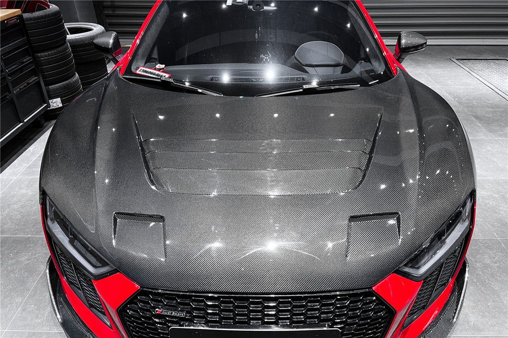 2016-2023 Audi R8 Coupe/Spyder iMP Performance Carbon Fiber Hood - DarwinPRO Aerodynamics