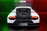  2017-2020 Lamborghini Huracan Performante Dry Carbon Rear Bumper Exhaust Grill 