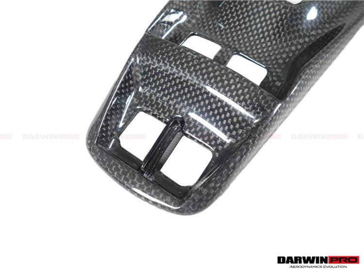 2015-2020 Ferrari 488 GTB/Spyder Dry Carbon Fiber Bridge Support & Windows Switches Panel - DarwinPRO Aerodynamics