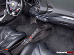 2015-2020 Ferrari 488 GTB/Spyder Dry Carbon Fiber Bridge Support & Windows Switches Panel - DarwinPRO Aerodynamics 