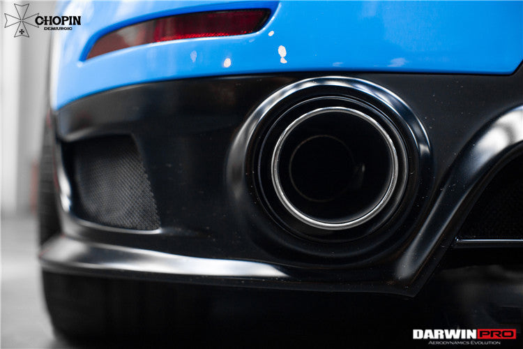 2013-2019 Porsche 911 991 Turbo/S GT2RS Style Partial Carbon Fiber Rear Bumper - DarwinPRO Aerodynamics