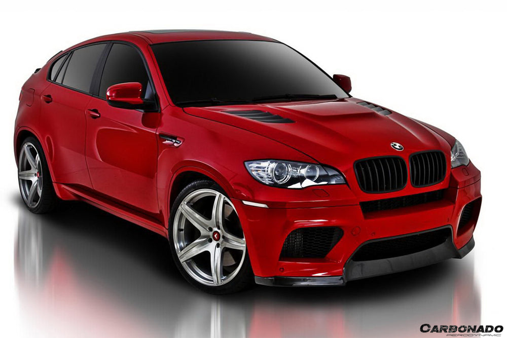 2009-2014 BMW E70 E71 X5M X6M VS Style Carbon Fiber Front Lip - Carbonado