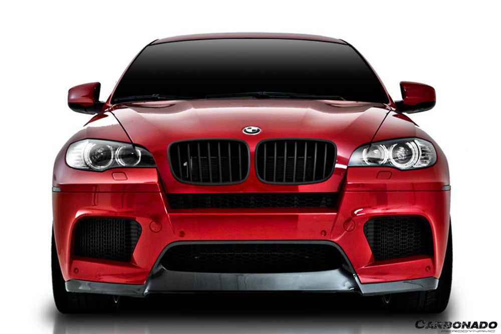 2009-2014 BMW E70 E71 X5M X6M VS Style Carbon Fiber Front Lip - Carbonado