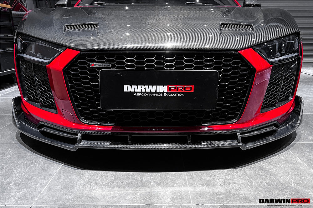 2016-2018 Audi R8 Coupe/Spyder iMP Performance Carbon Fiber Front Lip - DarwinPRO Aerodynamics