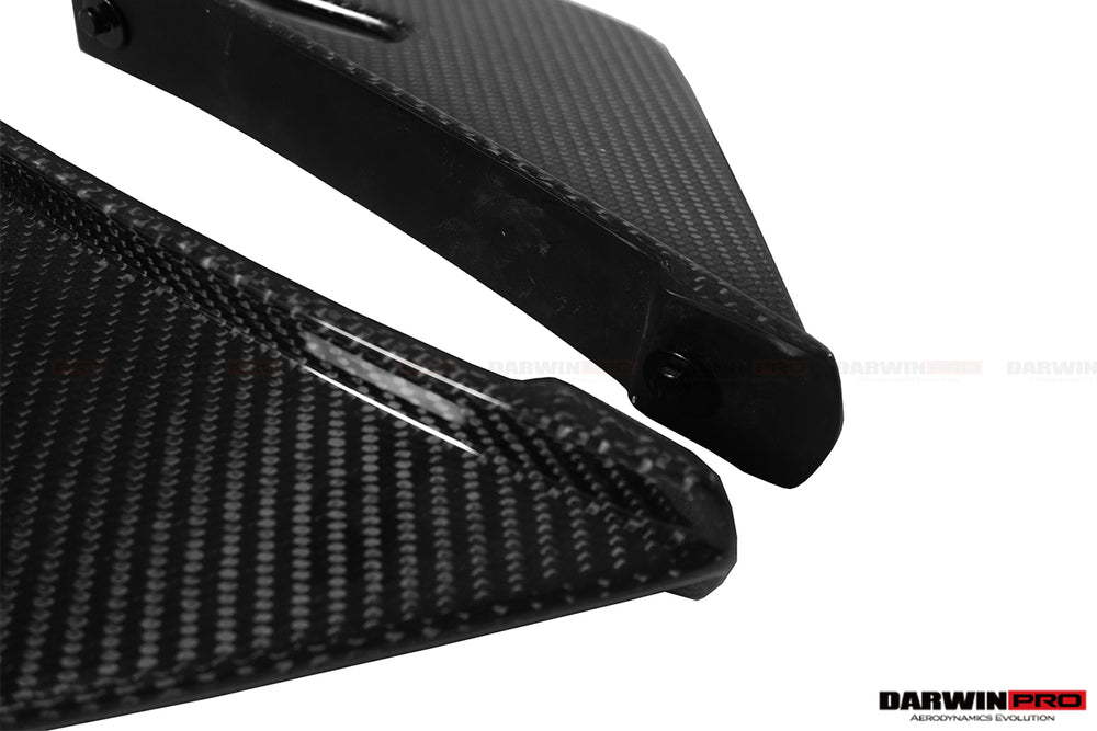 2009-2014 Ferrari California BKSS Style Carbon Fiber Rear Diffuser Canards - DarwinPRO Aerodynamics