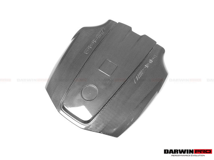 2015-2020 Mercedes Benz AMG GT/GTS Autoclave Carbon Fiber Engine Cover Replacement - DarwinPRO Aerodynamics