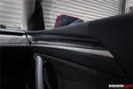  2020-2023 Tesla Model 3/Y OEM Style Autoclave Carbon Fiber Door Trim Interior Replacement - DarwinPRO Aerodynamics 