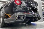  2012-2017 Ferrari F12 Berlinetta RS Style Carbon Fiber Rear Diffuser - Carbonado 