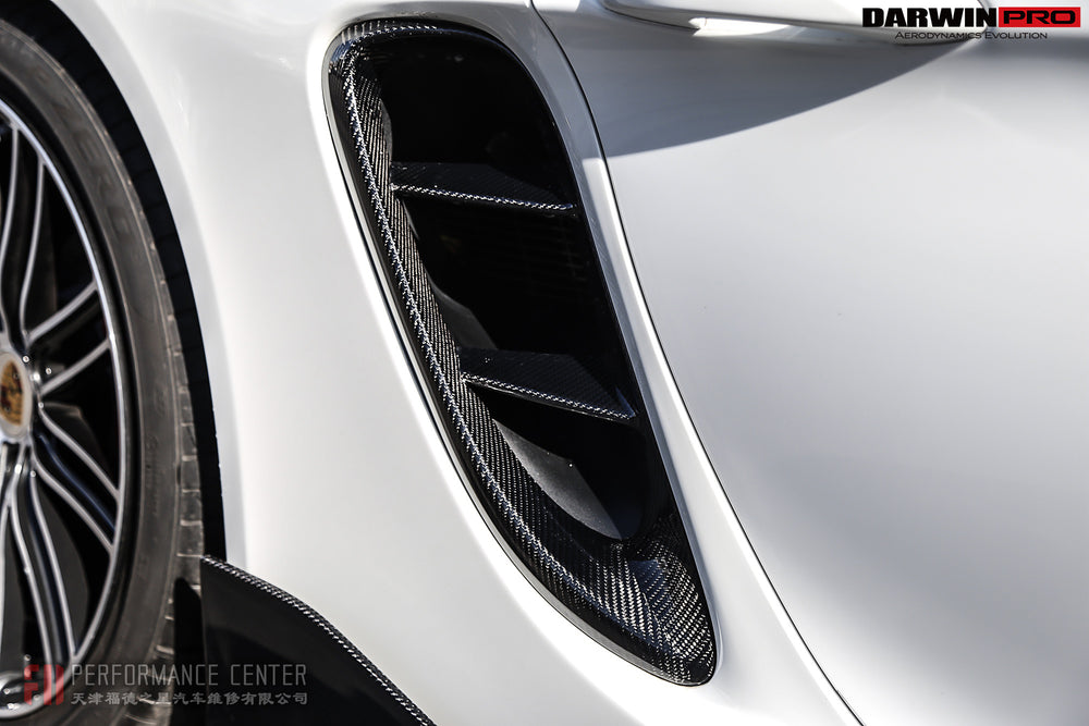 2016-2023 Porsche 718 Cayman/Boxster Carbon Fiber Side Air Vents - DarwinPRO Aerodynamics