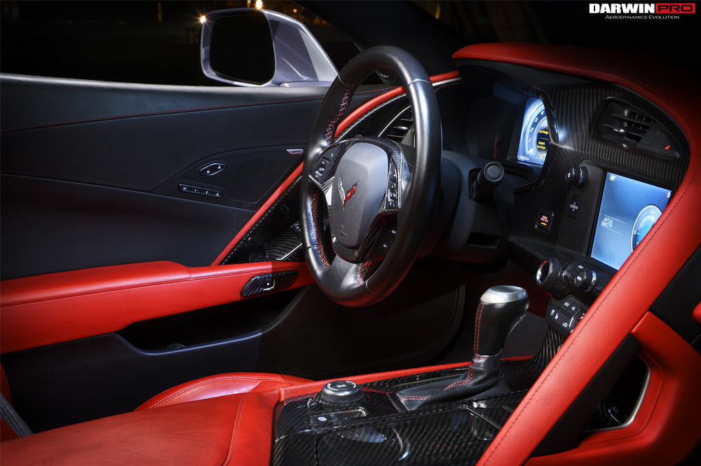 2013-2017 Corvette C7 Z51 Dry Carbon Fiber Interiors - DarwinPRO Aerodynamics
