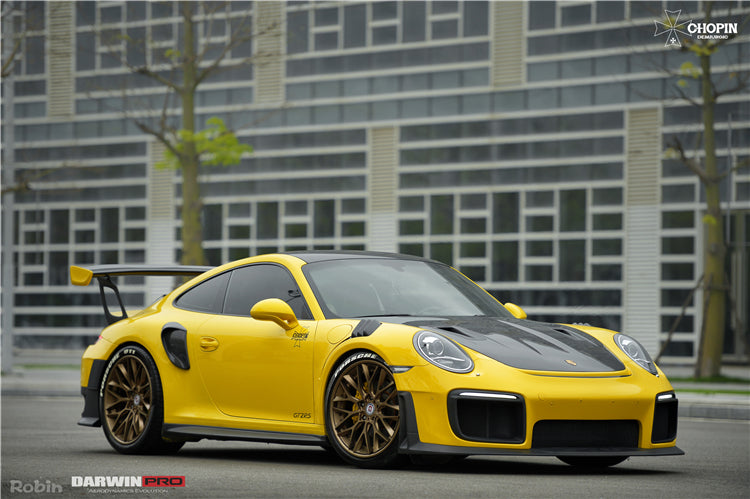 2012-2019 Porsche 911 991.1/991.2 Carrera/S GT2RS Style Carbon Fiber Quarter Panel Side Scoops - DarwinPRO Aerodynamics