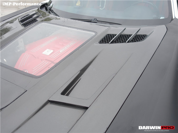 2010-2015 Mercedes Benz W197 SLS AMG IMP Performance Carbon Fiber Hood - DarwinPRO Aerodynamics