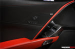  2013-2019 Corvette C7 Z06 Grandsport Dry Carbon Fiber Interior Door Panel Cover Trim - DarwinPRO Aerodynamics 