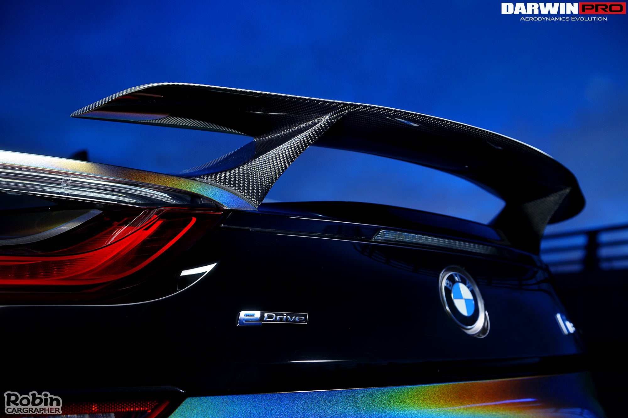2014-2018 BMW i8 BZK Carbon Fiber Trunk Spoiler