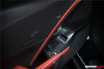  2013-2019 Corvette C7 Z06 Grandsport Dry Carbon Fiber Interior Window Switch Side Armrest Panel Cover Trim - DarwinPRO Aerodynamics 