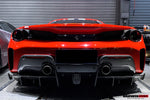  2018-2022 Ferrari 488 Pista Rear Bumper (Not including Diffuser) - DarwinPRO Aerodynamics 