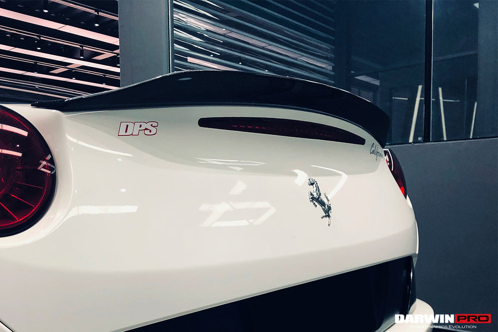 2009-2014 Ferrari California BKSS Style Carbon Fiber Trunk Spoiler - DarwinPRO Aerodynamics