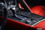 2013-2019 Corvette C7 Z06 Grandsport Dry Carbon Fiber Interior Outside Gears Panel Protective Cover Trim - DarwinPRO Aerodynamics 