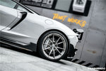  2020-2023 McLaren GT WP Style DRY Carbon Fiber Rear Bumper Side Canards - Carbonado 