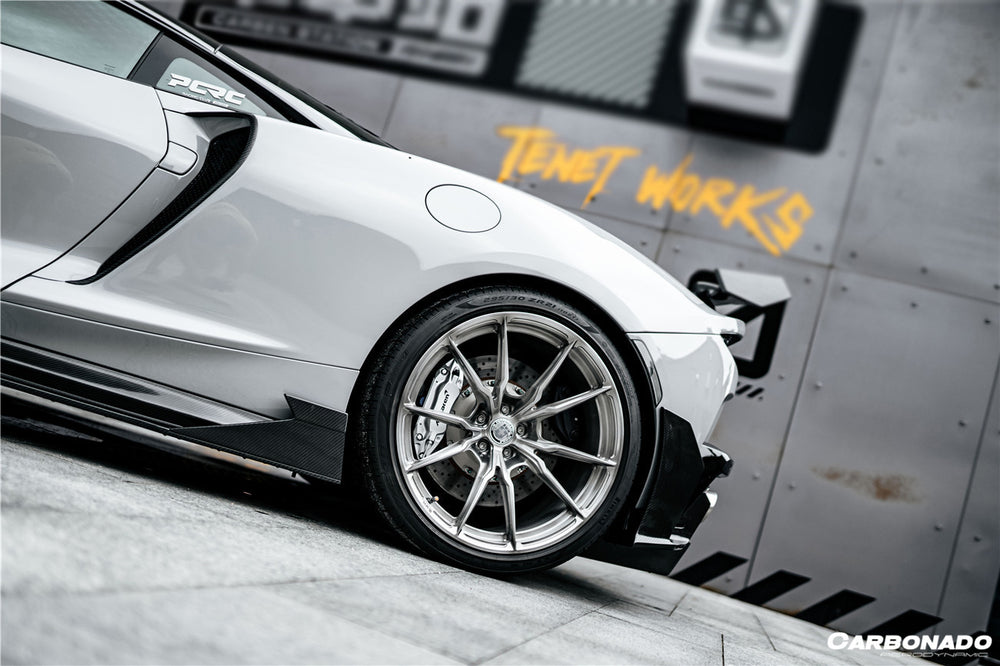 2020-2023 McLaren GT WP Style Dry Carbon Fiber Side Air Intake Blades - Carbonado