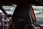  2021-UP BMW M3 G80 Carbon Fiber Seat-Back Cover - DarwinPRO Aerodynamics 