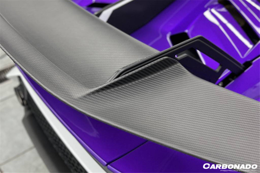 2021-UP Lamborghini Huracan STO Dry Carbon Fiber Trunk Spoiler - Carbonado