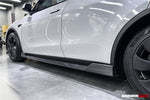  2020-2023 Tesla Model Y IMP Performance Carbon Fiber Side Skirts - DarwinPRO Aerodynamics 