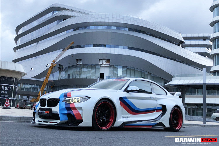 2014-2019 BMW 2 Series F22 VR Style Partial Carbon Fiber Wide Body Full Body Kit - DarwinPRO Aerodynamics