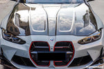  2021-UP BMW M3 G80 M4 G82/G83 OD Style DRY Carbon Fiber Gril (NO ACC) - Carbonado 