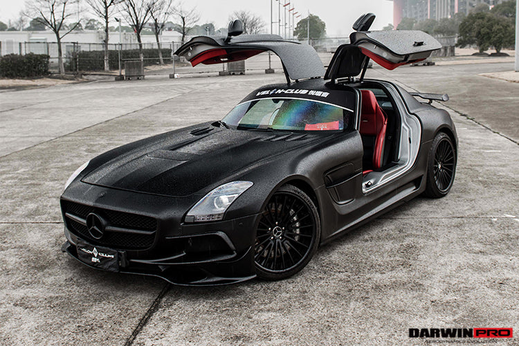 2010-2015 Mercedes Benz W197 SLS AMG BKSS Style Carbon Fiber Hood - DarwinPRO Aerodynamics