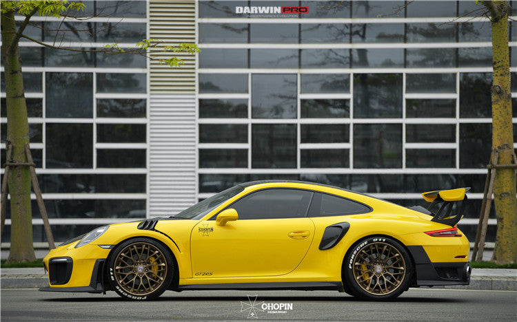 2012-2015 Porsche 991.1 Carrera/S GT2RS Style Carbon Fiber Side Skirts - DarwinPRO Aerodynamics